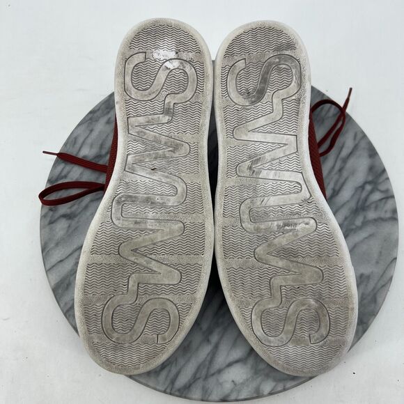 Swims Breeze Tennis Knit Sneaker Mens 9 Garnet Synthetic Mesh Low Top Shoe 21285 - Picture 7 of 11